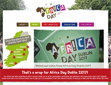 Tablet Screenshot of africaday.ie